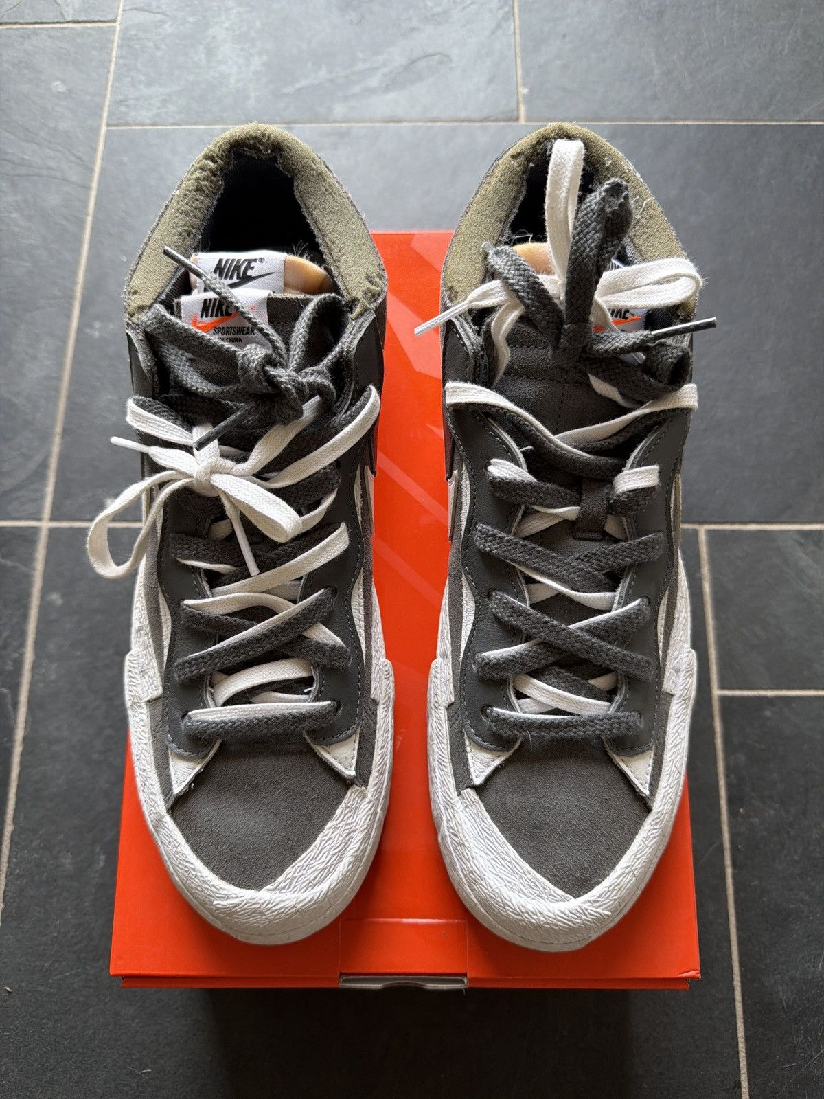 Nike × Sacai Sacai x Nike Blazer Low Size US 11.5 / EU 44-45 - 3 Thumbnail
