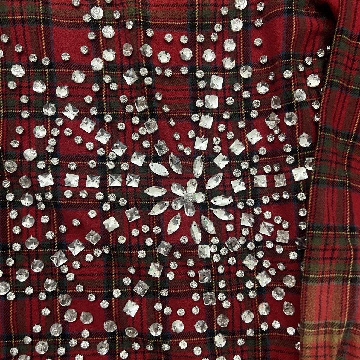 Vale Vale Forever Rhinestone Flannel Size US L / EU 52-54 / 3 - 5 Thumbnail