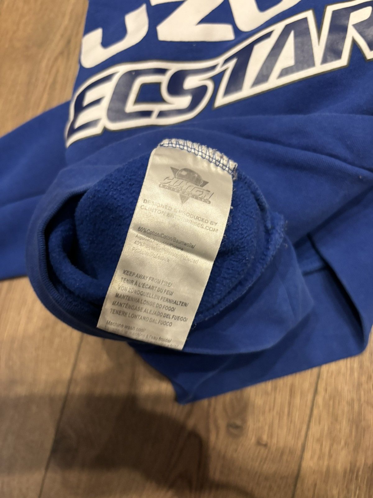 Formula 1 Team Suzuki Mens GSX Moto Racing Blue Hoodie Size M Size US M / EU 48-50 / 2 - 5 Thumbnail