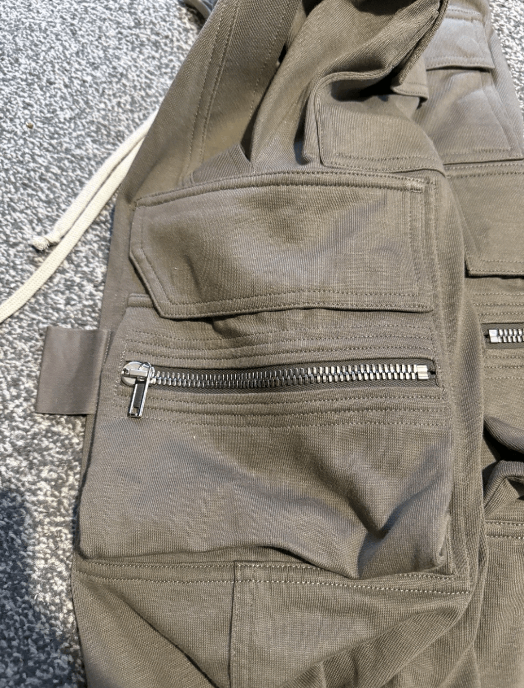Rick Owens Rick Owens Mainline SS23 EDFU Mastodon Joggers Dust Size US 34 / EU 50 - 2 Thumbnail