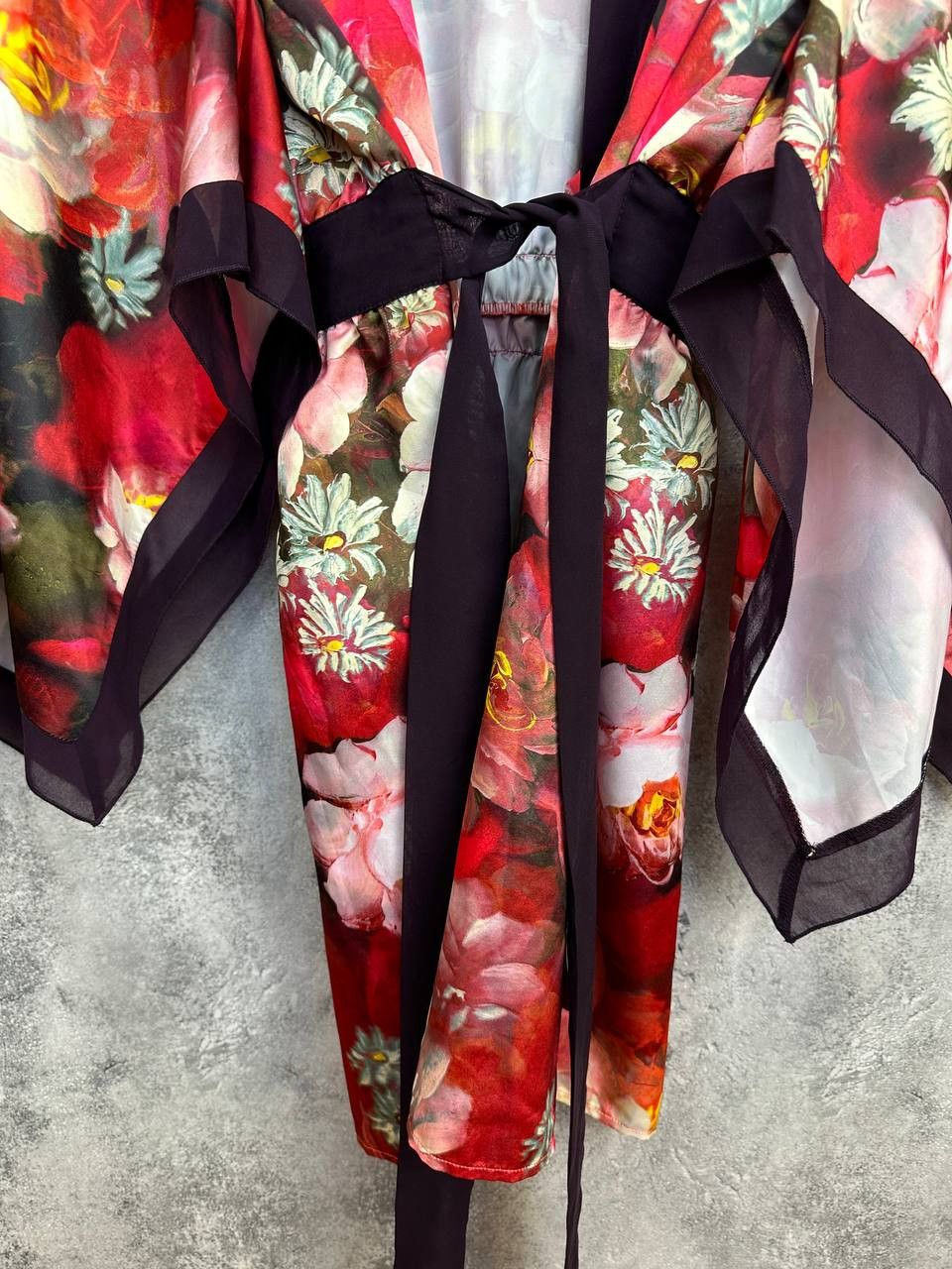 Ted Baker Ted Baker Botanical Floral Satin Kimono Robe Belted Wrap Size XL / US 12-14 / IT 48-50 - 8 Thumbnail