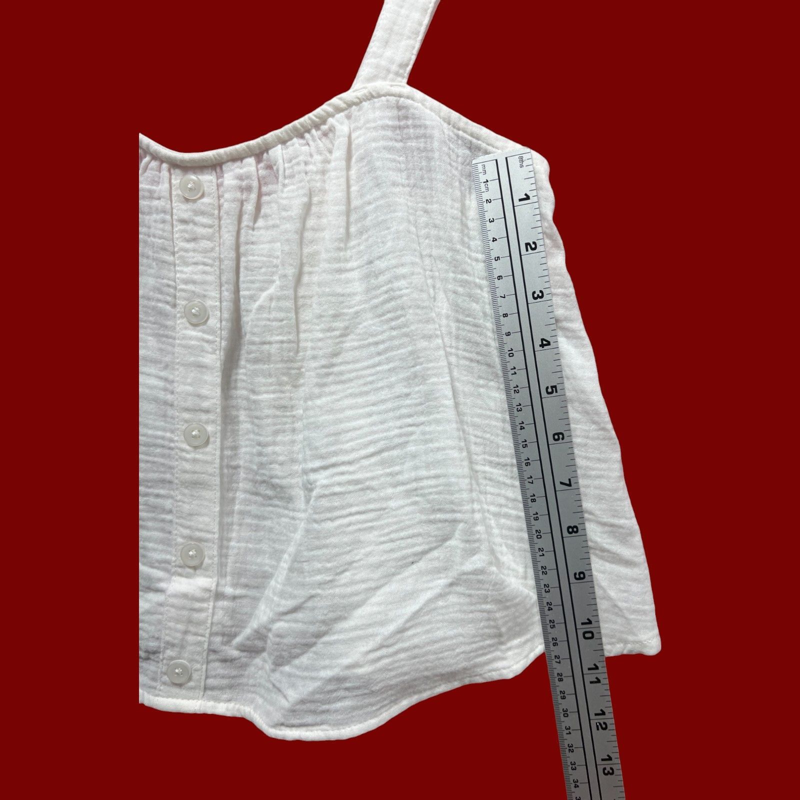 Other Colsie - Women's Tiny Tank Top - White - Extra Small Size XS / US 0-2 / IT 36-38 - 5 Thumbnail