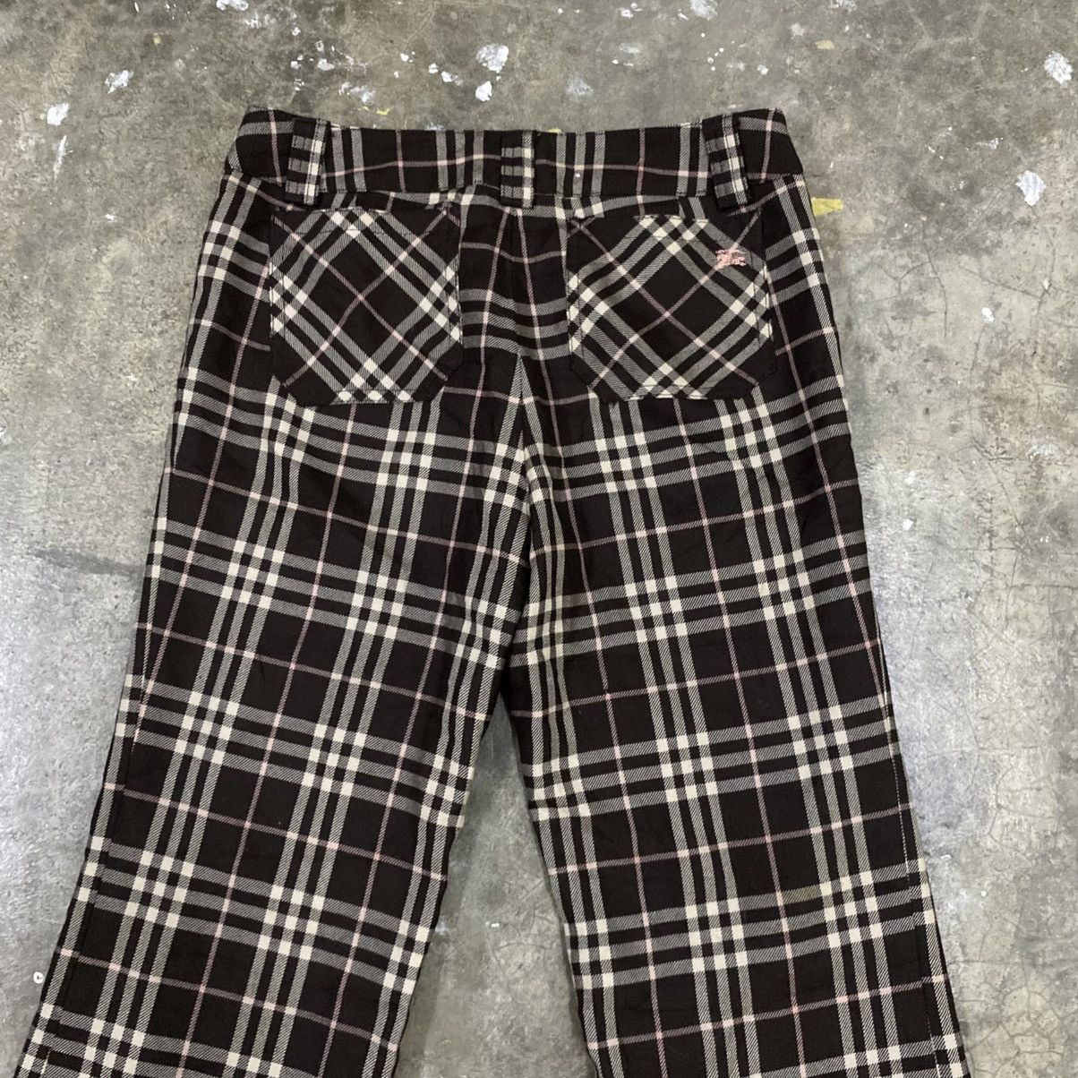 Burberry Burberry Nova Check Flare Pants Supreme Coat Jacket Leather Size US 31 - 2 Thumbnail