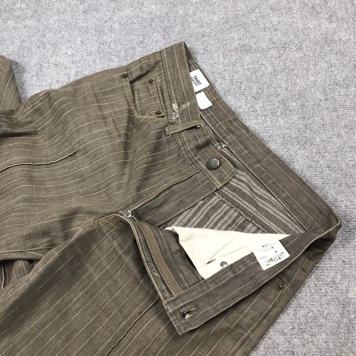 Japanese Brand × Takeo Kikuchi × Tornado Mart TAKEO KIKUCHI PATCHWORK BROWN PANTS JAPAN Size US 30 / EU 46 - 13 Thumbnail