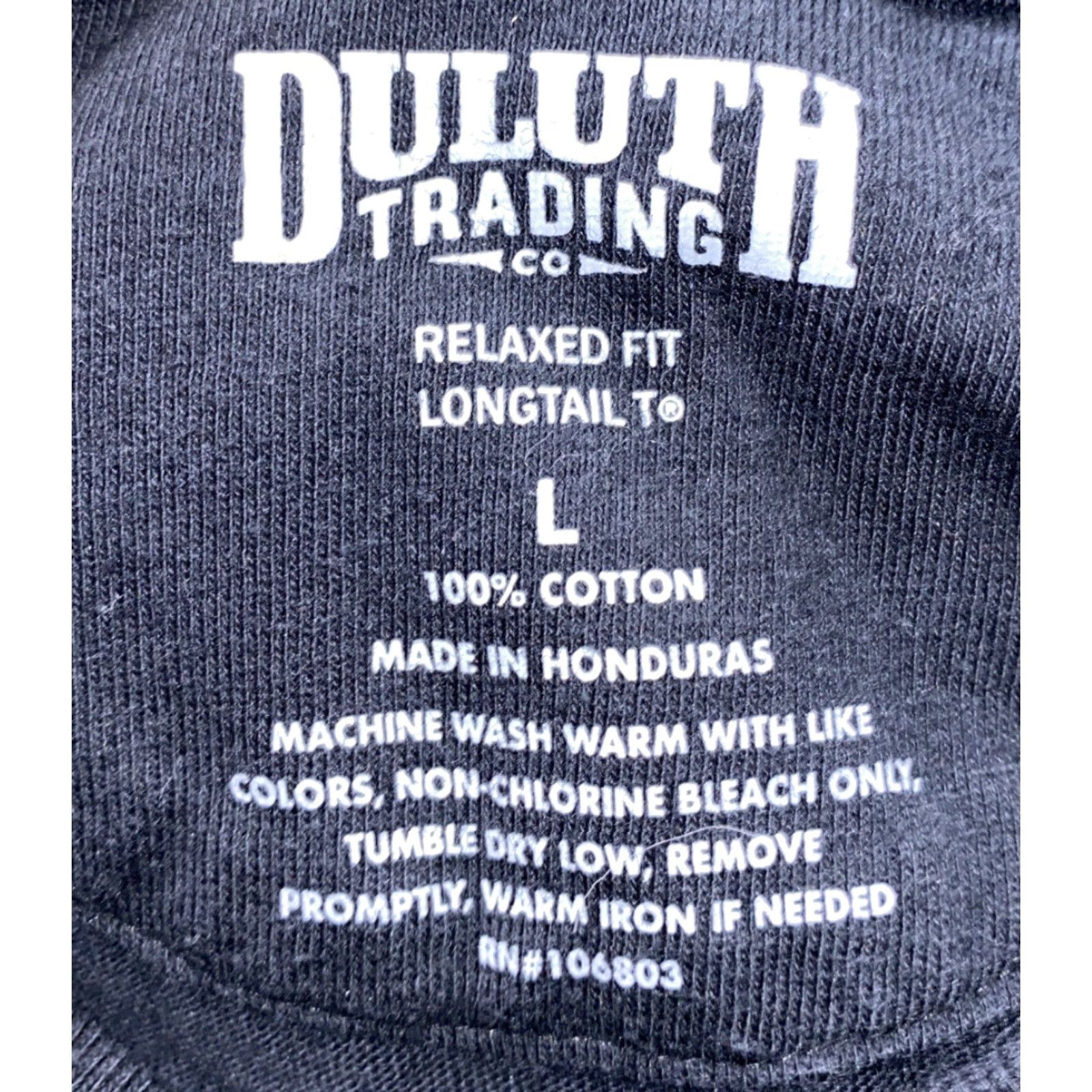 CO Duluth Relaxed T-Shirt Black L Cotton Men Short Sleeve Size L Regular Longtail Shirt Size US L / EU 52-54 / 3 - 5 Thumbnail