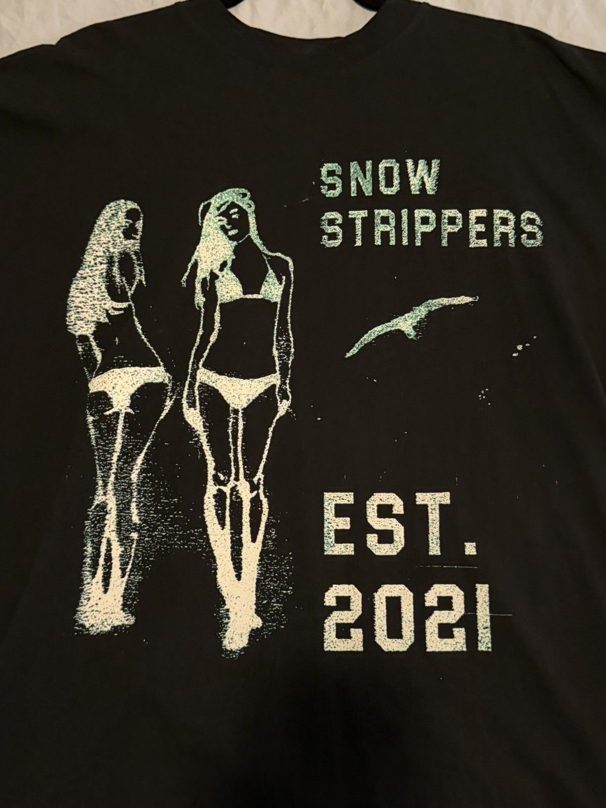 Band Tees Snow Strippers Dover Street Market Twerk Team Tshirt Size US L / EU 52-54 / 3 - 2 Thumbnail