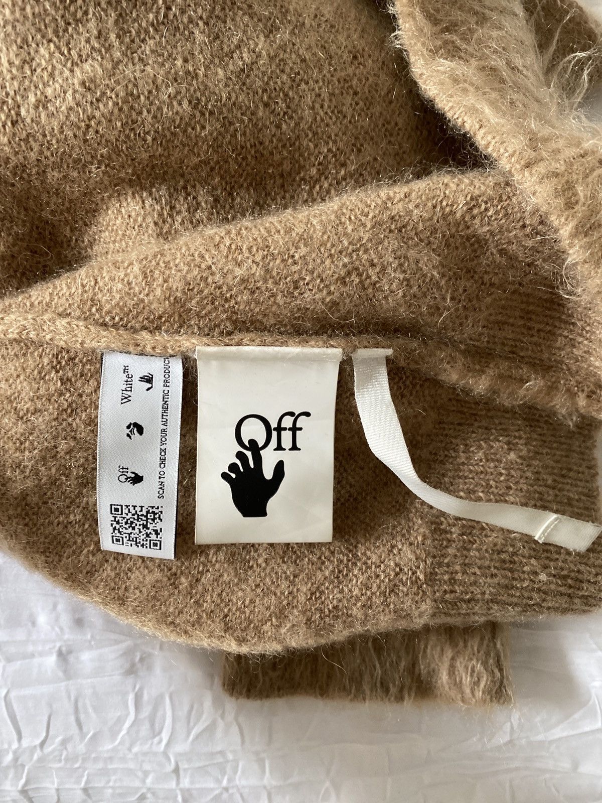 Off-White Offwhite mohair crosses hoodie L Size US L / EU 52-54 / 3 - 13 Thumbnail