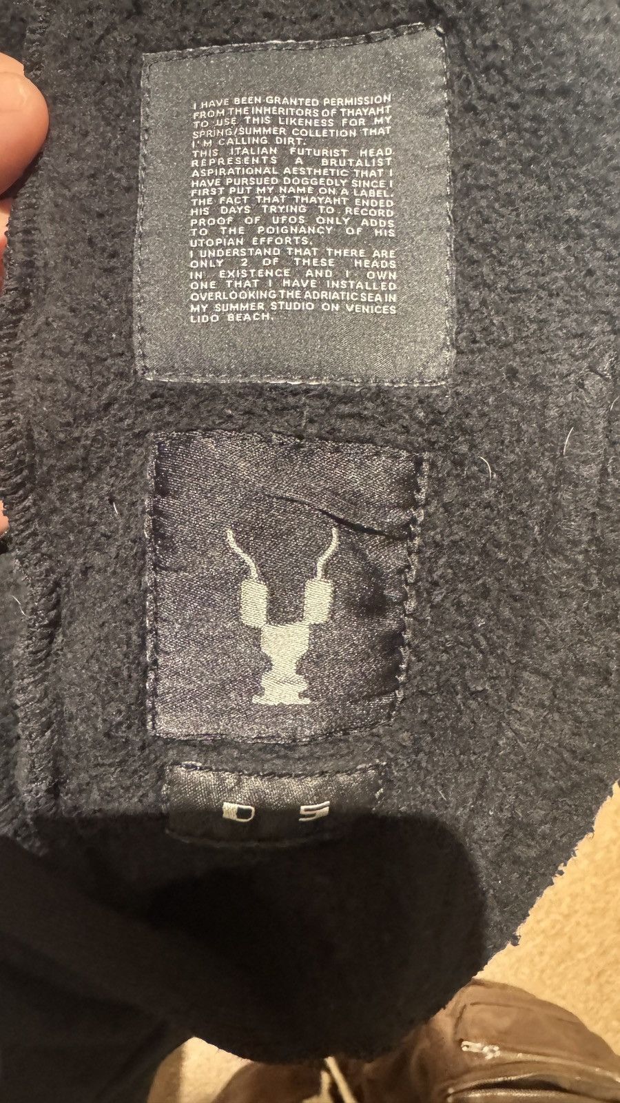 Rick Owens Drkshdw SS18 Rick Owens DRKSHDW Patched Jason Zip Up Hoodie Size US XS / EU 42 / 0 - 4 Thumbnail