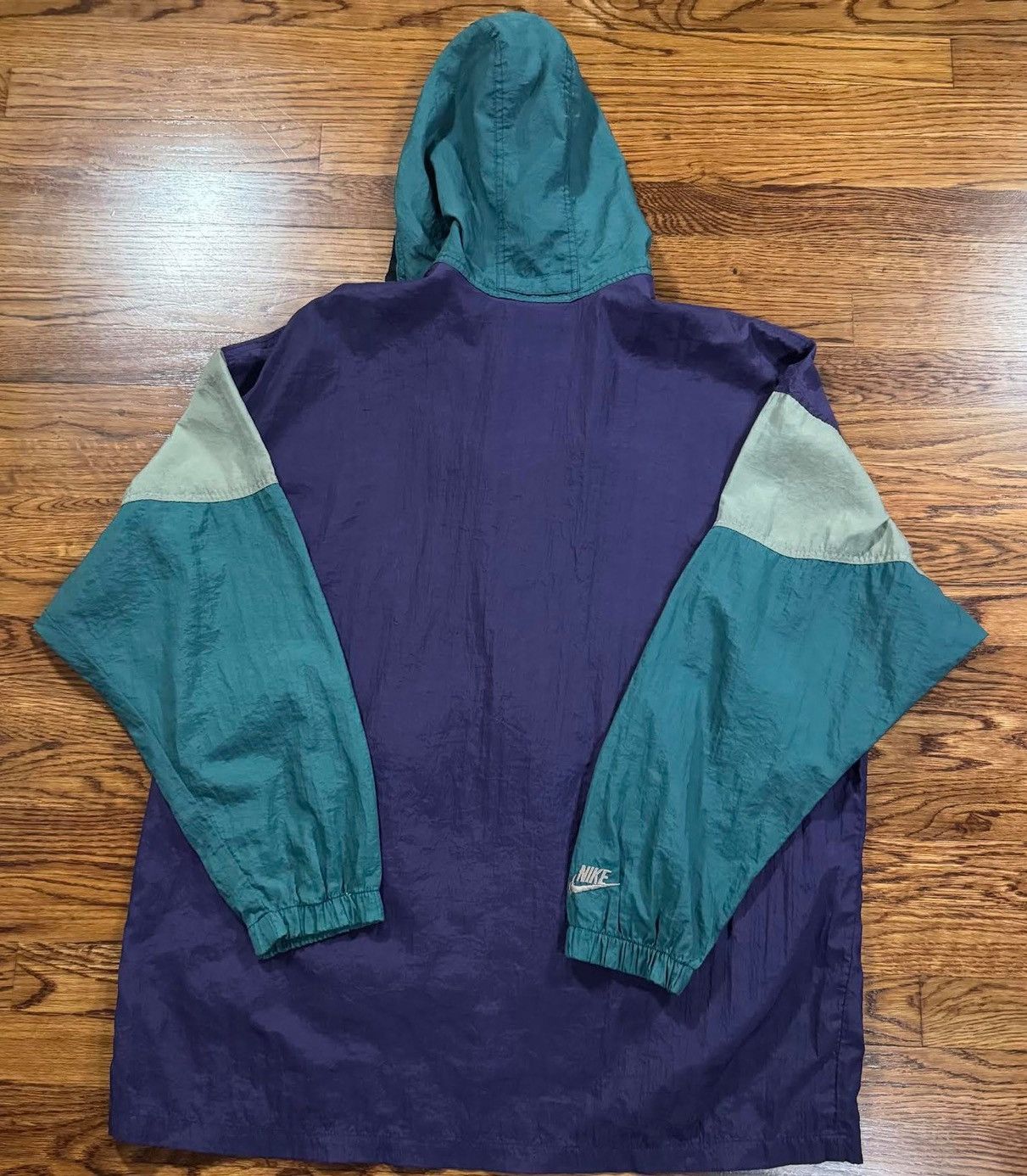 Nike Vintage Nike ACG Anorak Purple / Green Windbreaker (Size L) Size US L / EU 52-54 / 3 - 2 Thumbnail