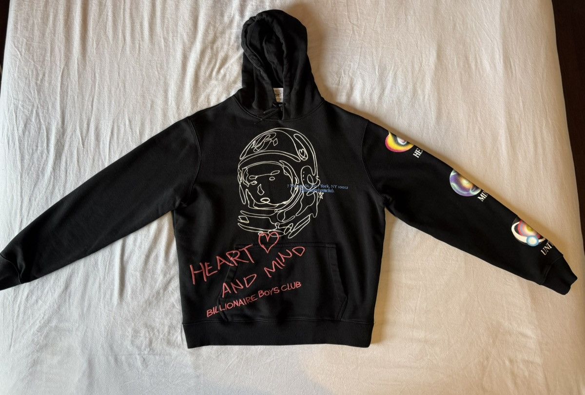 Billionaire Boys Club Billionaire Boys Club Black Pullover Hoodie Heart and Mind Size US M / EU 48-50 / 2 - 1 Thumbnail