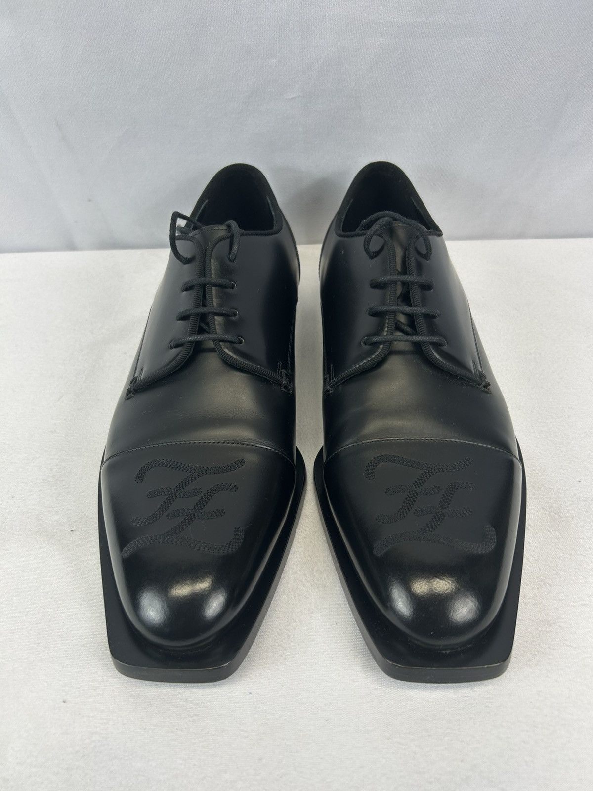 Fendi Fendi Fendi Karligraphy Derby Shoes Size US 10 / EU 43 - 2 Thumbnail