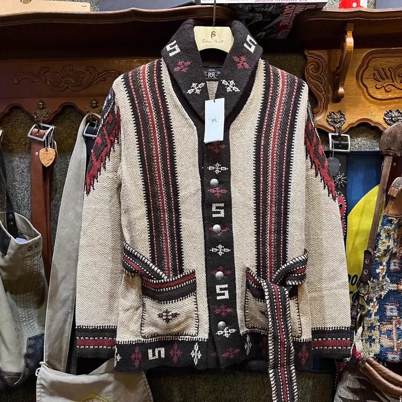 RRL Ralph Lauren RRL Ralph Lauren Ethnic style belt, southwest sweater, jac Size US S / EU 44-46 / 1 - 1 Thumbnail