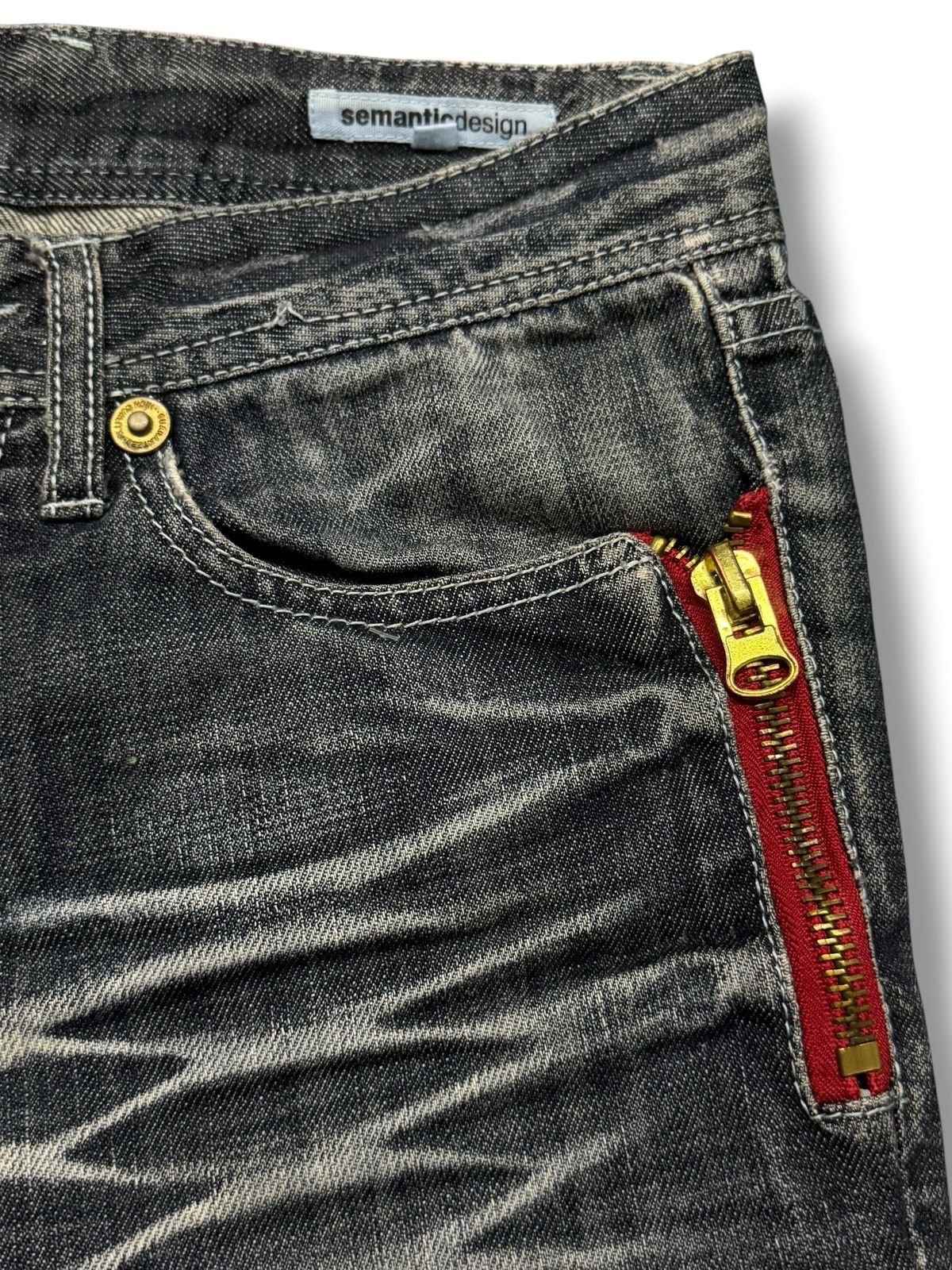 semanticdesign Vintage Semantic Design Japan Denim Jeans | Slim Bootcut W29 Size US 29 - 10 Thumbnail
