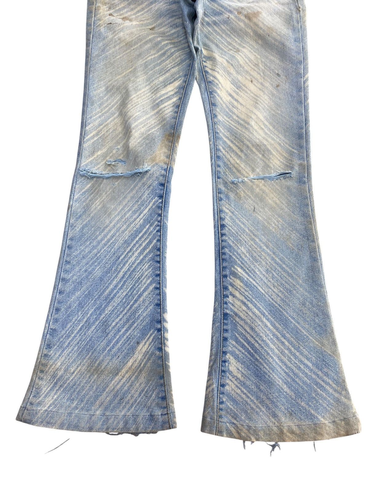 Other Egoist Brand Unique Faded Wash Flare Jeans Size US 26 / EU 42 - 9 Thumbnail