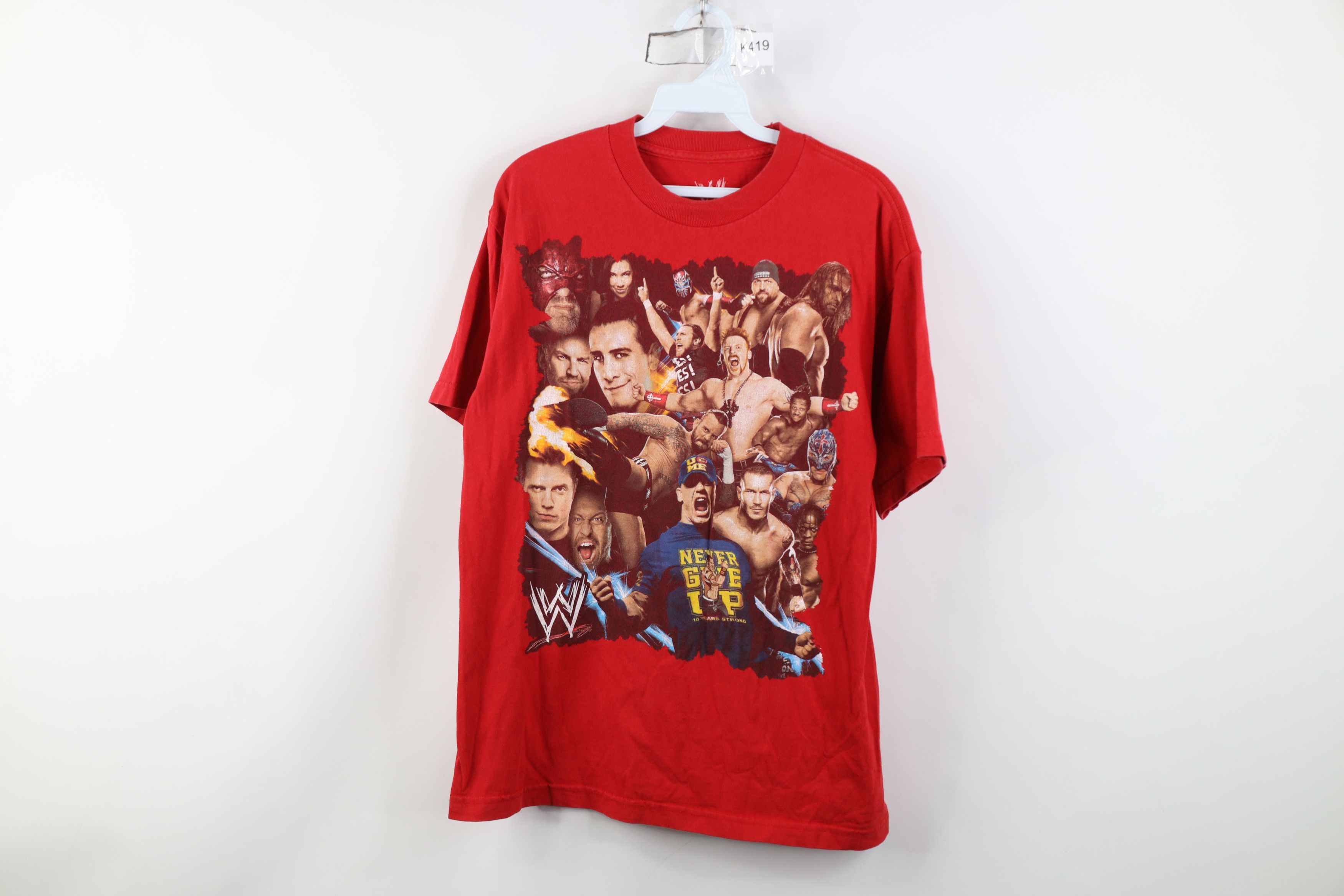 Vintage Vintage Y2K WWE WWF Wrestling John Cena CM Triple H T-Shirt Size US M / EU 48-50 / 2 - 1 Thumbnail