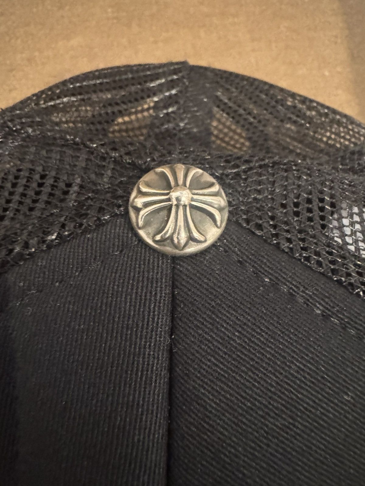 Chrome Hearts Black Chrome Heart Crosses Hat Size ONE SIZE - 4 Thumbnail
