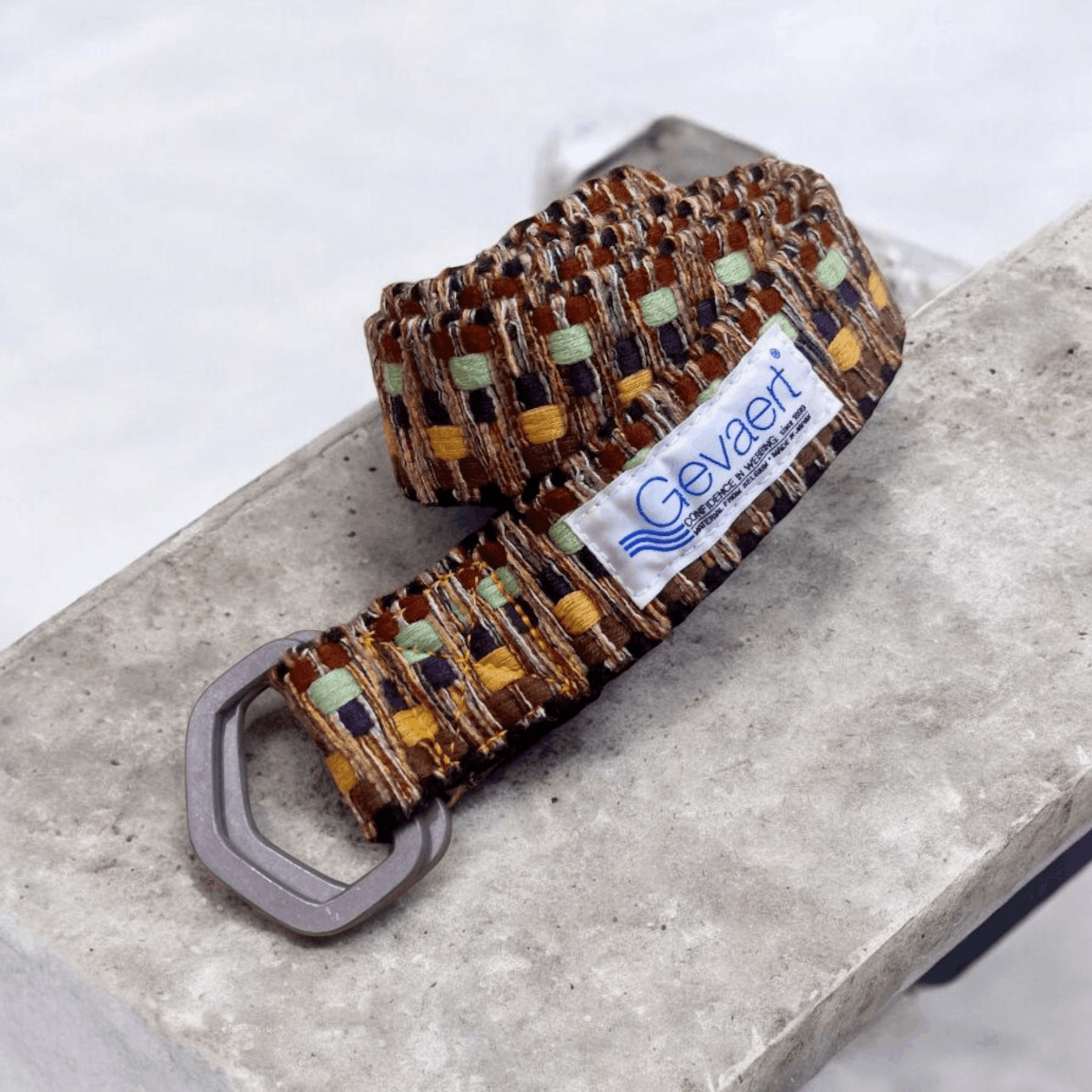 Global Work × Japanese Brand Gevaert x Global Work Belt Size 38 - 1 Thumbnail