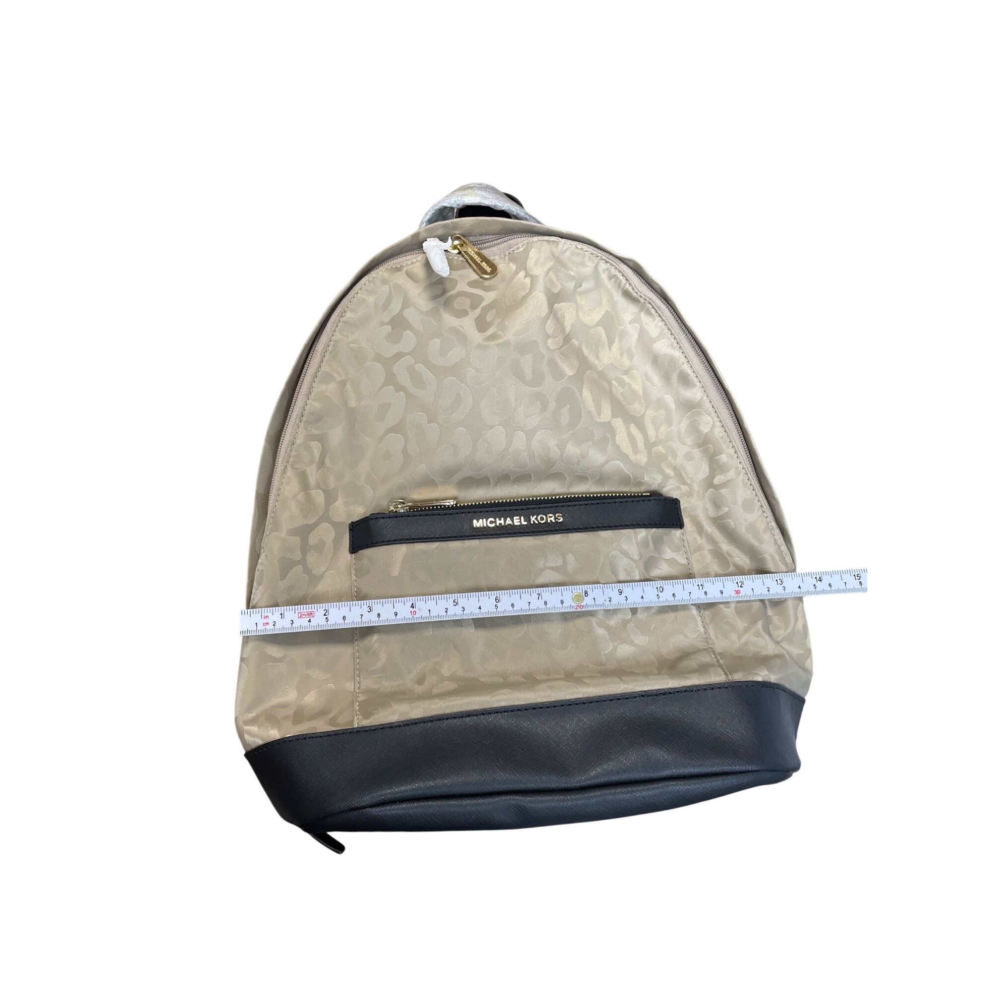 Michael Kors Michael Kors Morgan Truffle Brown Canvas & Leather MD Backpa Size ONE SIZE - 17 Thumbnail
