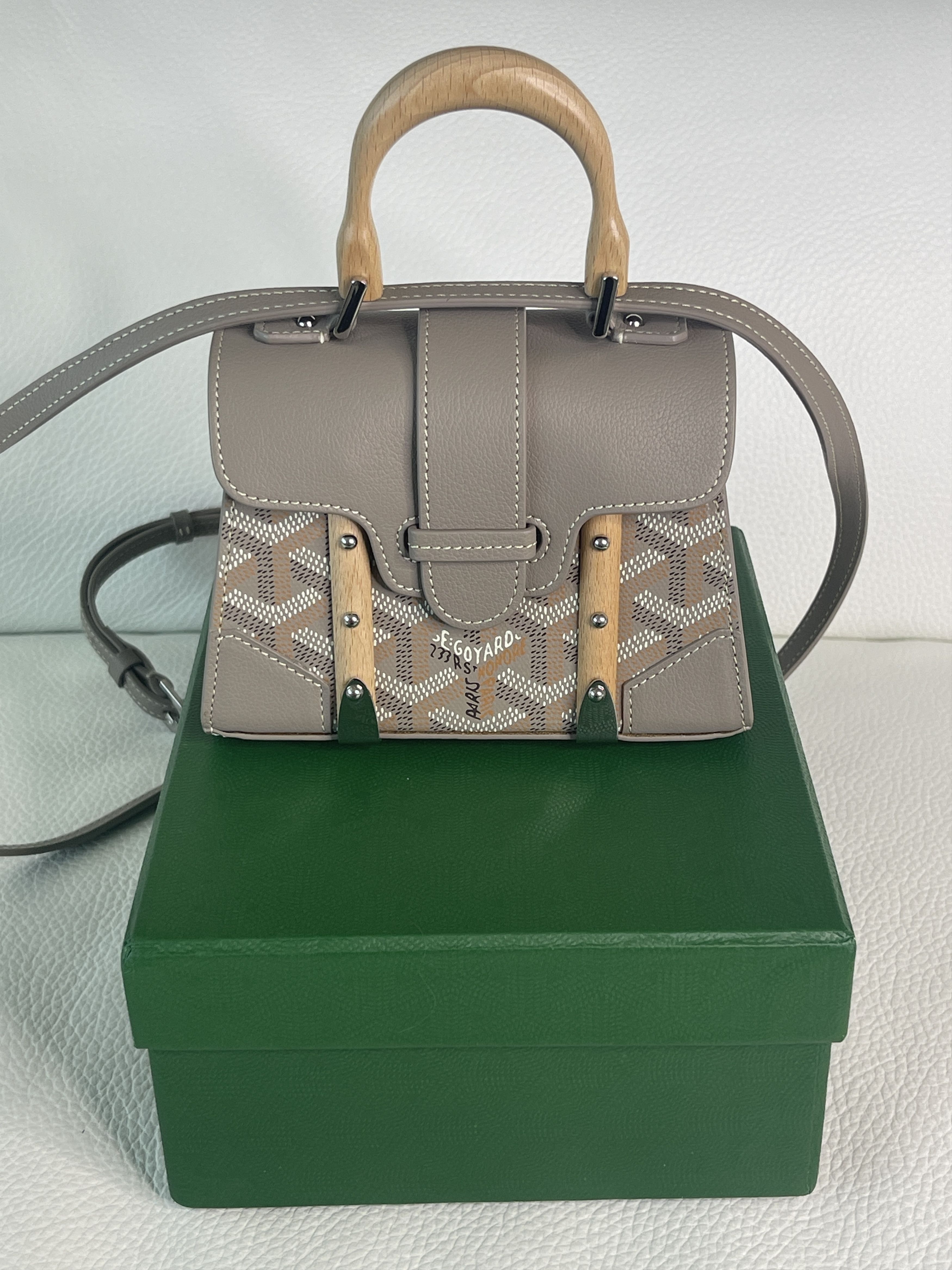 Limited Edition Grege NWT Nano Structured Saigon Mini Bag