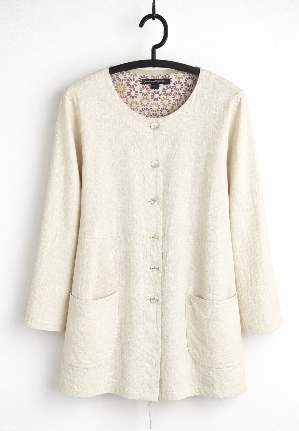 Gudrun Sjoden Gudrun Sjoden Tunic Jacket L with Belt Linen/Bomull Pockets Size L / US 10 / IT 46 - 1 Thumbnail
