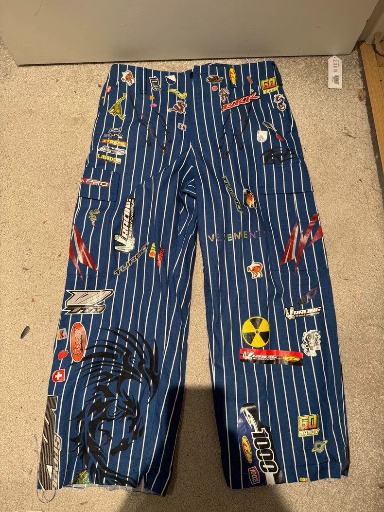 Vetements Vetements Stripe pant Size US 29 - 1 Thumbnail