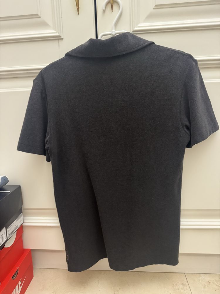 Saint Laurent Paris Yves Saint Laurent Polo Silk Collar Gold Emblem Shirt Size US M / EU 48-50 / 2 - 2 Thumbnail