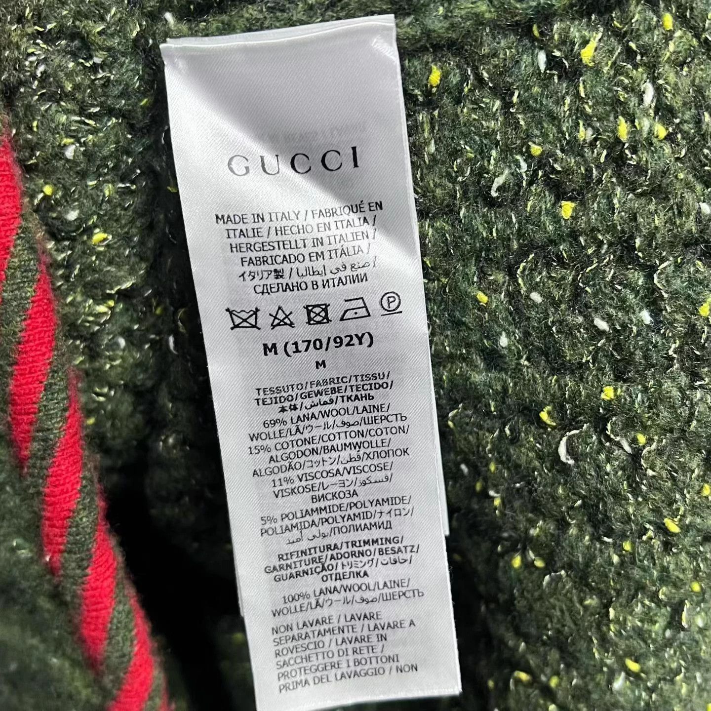 Gucci Gucci green crew single-breasted metallic jacket M Size M / US 6-8 / IT 42-44 - 4 Thumbnail