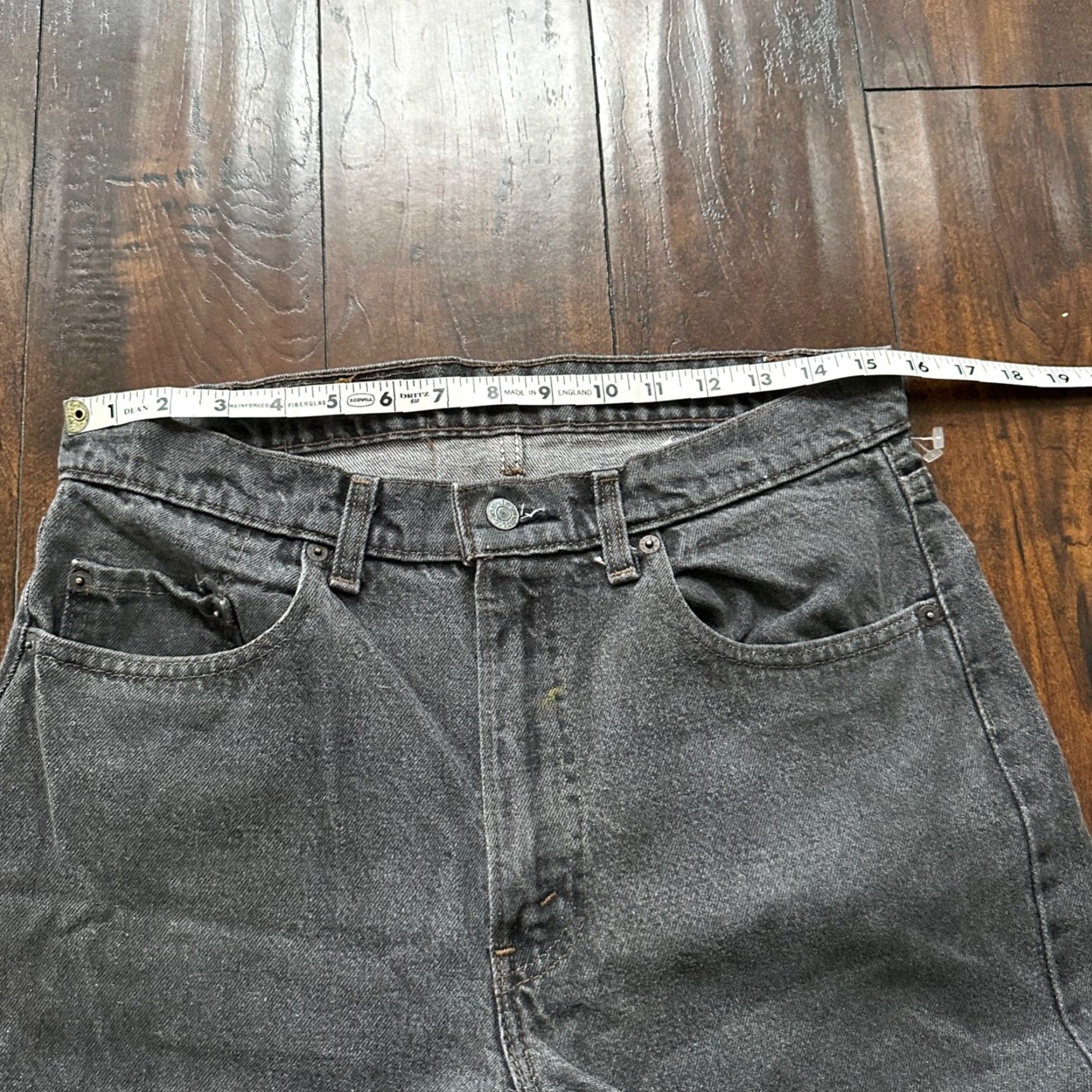 Levi's VINTAGE Levi's Jeans 34x30 Men Mid Rise Straight Fit Gray Cotton 90s Retro Authentic Size US 34 / EU 50 - 6 Thumbnail