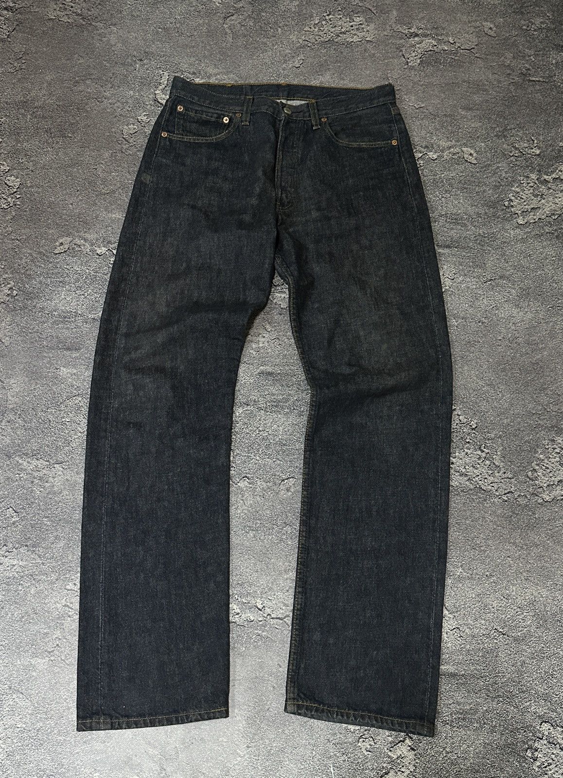 Levi's × Vintage Vintage Levis 501 Wash Denim Men’s 33x34 Pants Jeans USA Size US 33 - 2 Thumbnail