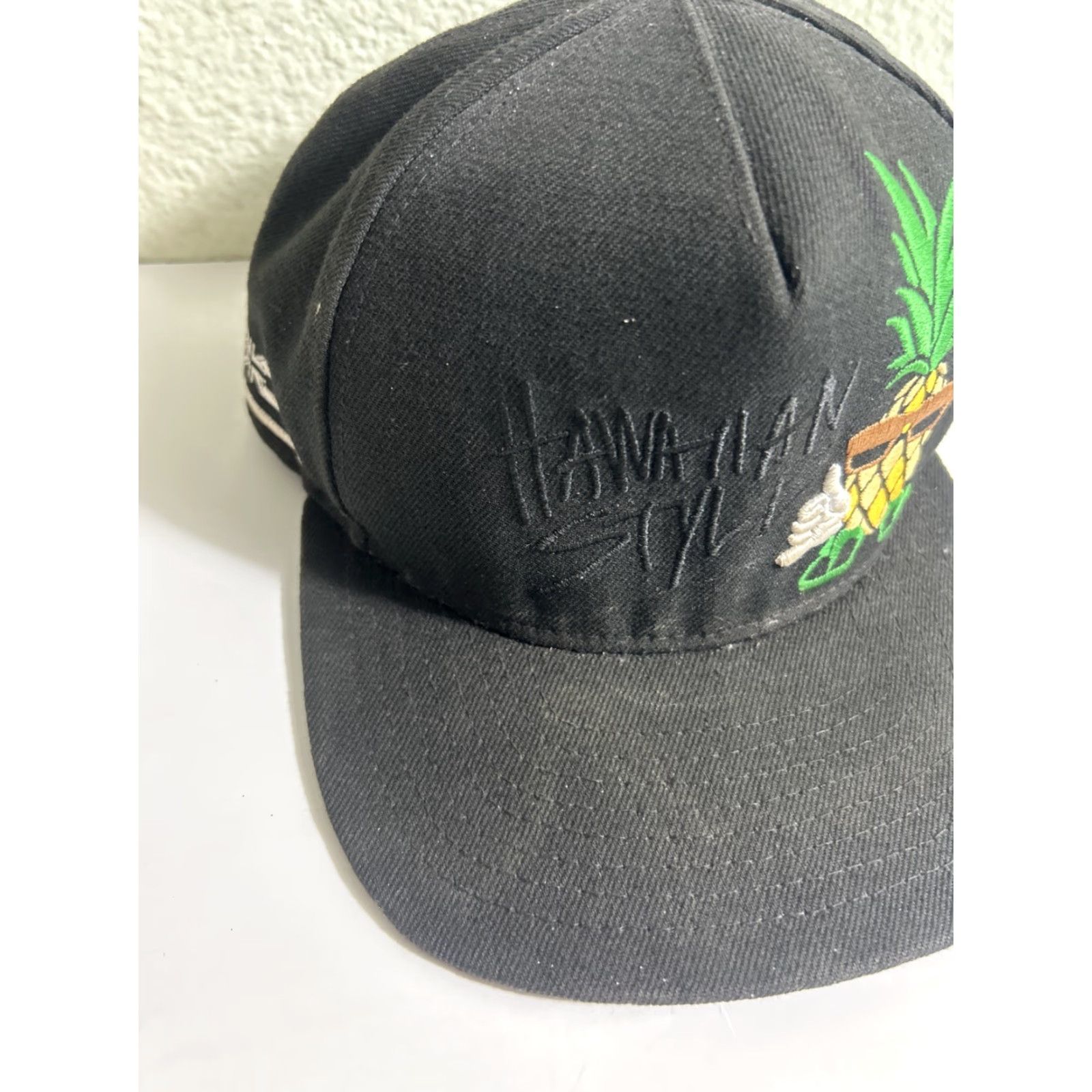 New Era New Era 9Fifty Snapback Hat Black Hawaiian Pineapple Sun Stained Adjustbal Mens One Size Size ONE SIZE - 2 Thumbnail