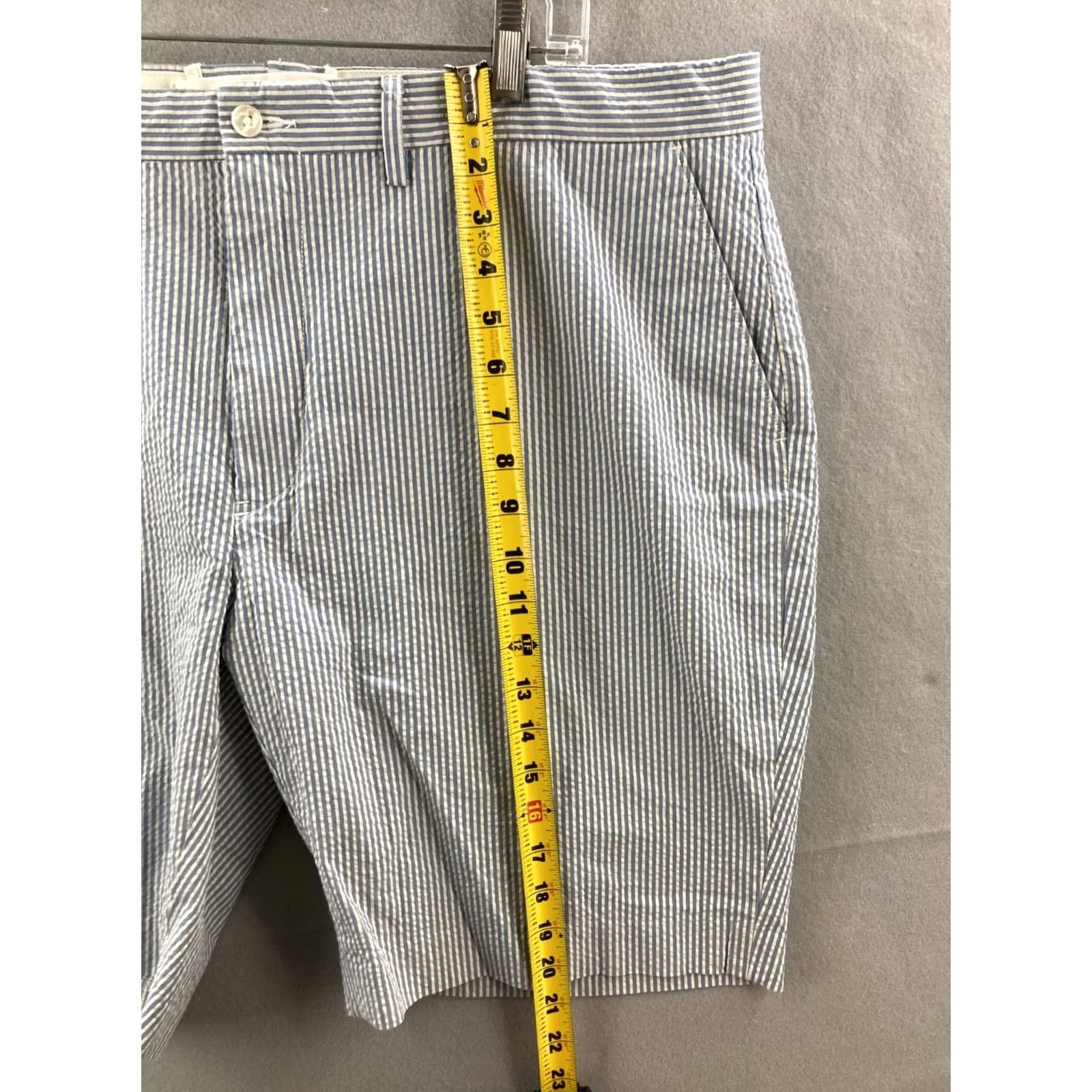 Polo Ralph Lauren Polo Ralph Lauren Shorts Mens 40 Seersucker Blue White Stripe Polo Ralph Lauren Shorts Mens 40 Seersucker Blue White Stripe Size US L / EU 52-54 / 3 - 4 Thumbnail