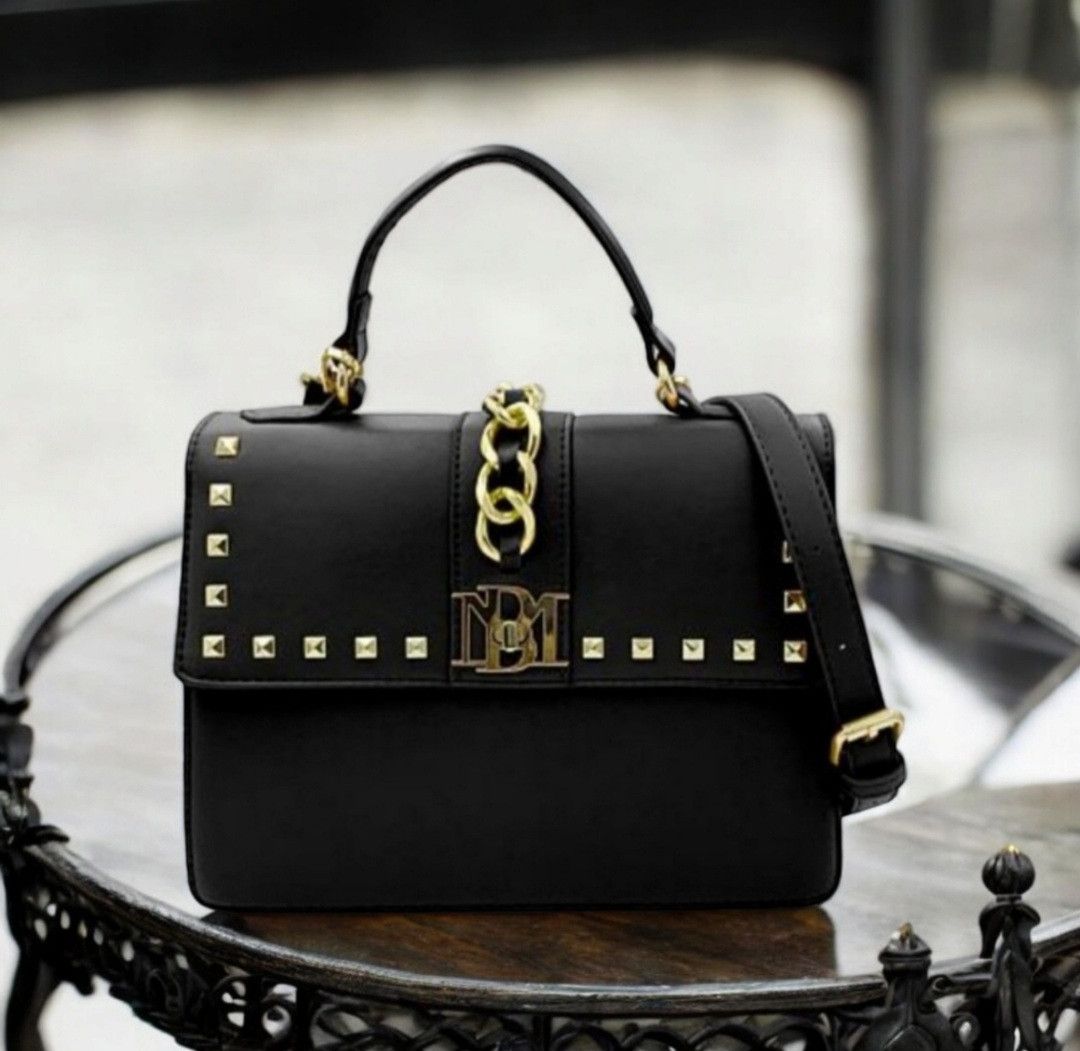 Badgley Mischka Badgley Mischka Chain Studded Crossbody/Handle Bag Size ONE SIZE - 1 Thumbnail
