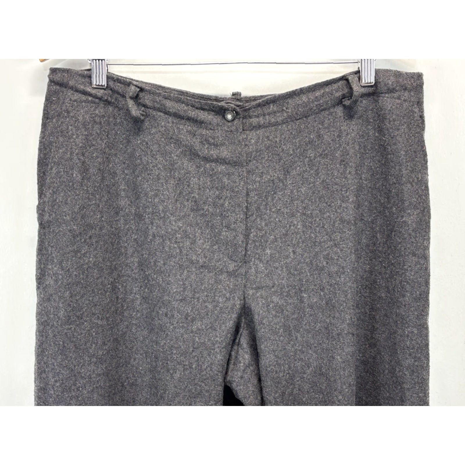 Ralph Lauren VINTAGE (if applicable) - Lauren Ralph Lauren - Dress Pants - Women - Size 16 - Gray - Wool Blend - Lined - Business - Regular - Trousers Size 38" / US 16 / IT 52 - 2 Thumbnail