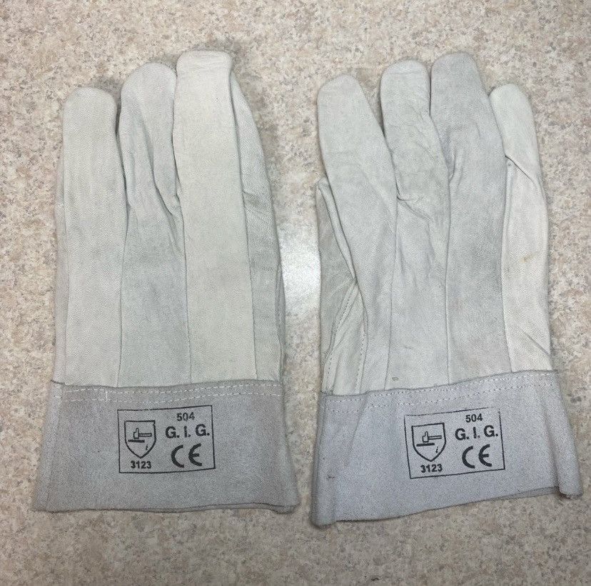 Other G.I.G. Leather Work Gloves XL Garden Set of 5 Brand New Size ONE SIZE - 4 Thumbnail