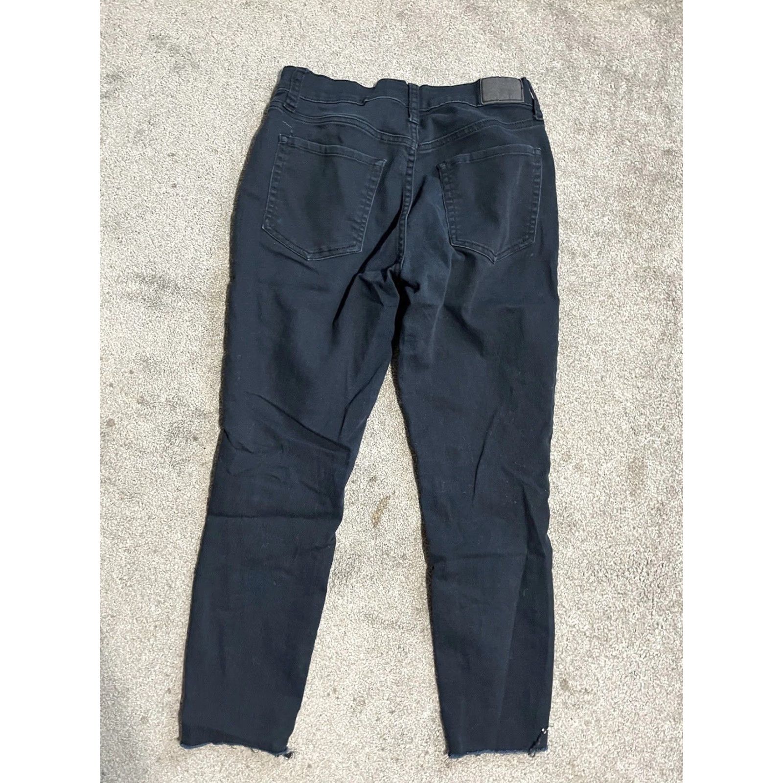 Vintage Aero Womens High Waisted Cropped Jeggings Size 4 Black Denim Stretch Pants Size 27" / US 4 / IT 40 - 2 Thumbnail