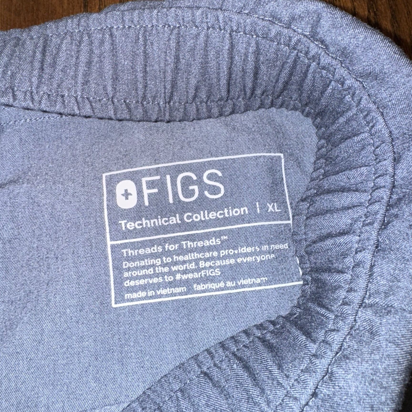 Vintage FIGS Scrubs Pants Mens XL Blue Tansen 2.0 Jogger Technical Collection M23SW2016 Size US 36 / EU 52 - 4 Thumbnail