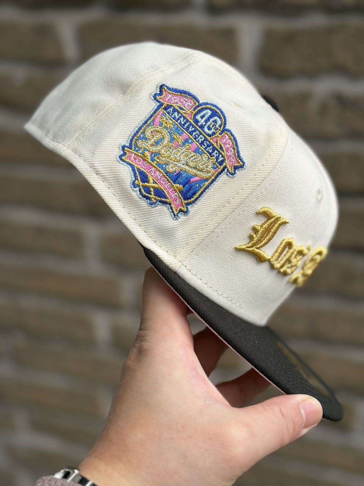 Topperz Two tone LA Dodgers size 7 1/4 Size ONE SIZE - 3 Thumbnail