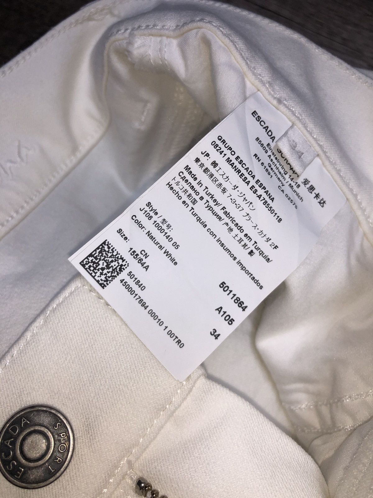 Escada Sport × Vintage Escada Sport Denim Pant Size 28" / US 6 / IT 42 - 12 Thumbnail