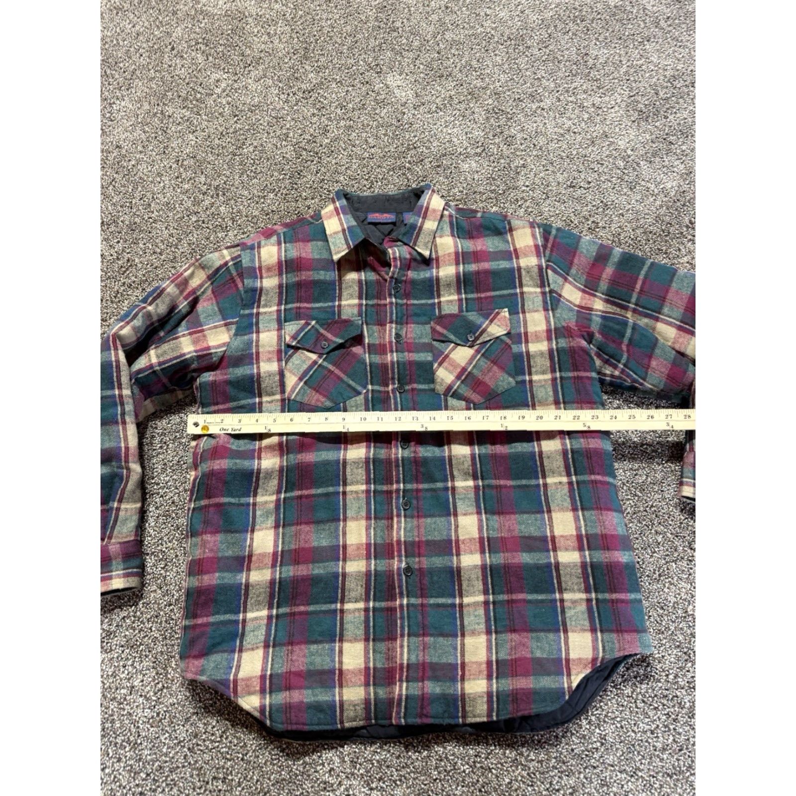 BB Dakota Dakota Mens Jacket Plaid Cotton Insulated Flannel Size L Multicolor Pocket Buttons Windbreaker Size US L / EU 52-54 / 3 - 7 Thumbnail
