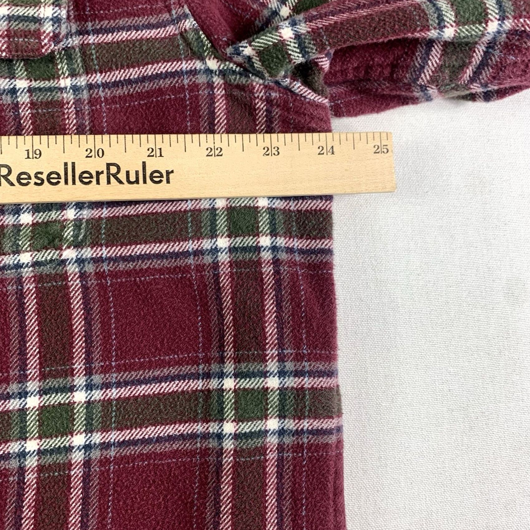 Vintage LL Bean Red Plaid Flannel Shirt Mens Large Organic Cotton Grunge Lumberjack Y2K Casual Button-Up Pockets Size US L / EU 52-54 / 3 - 4 Thumbnail