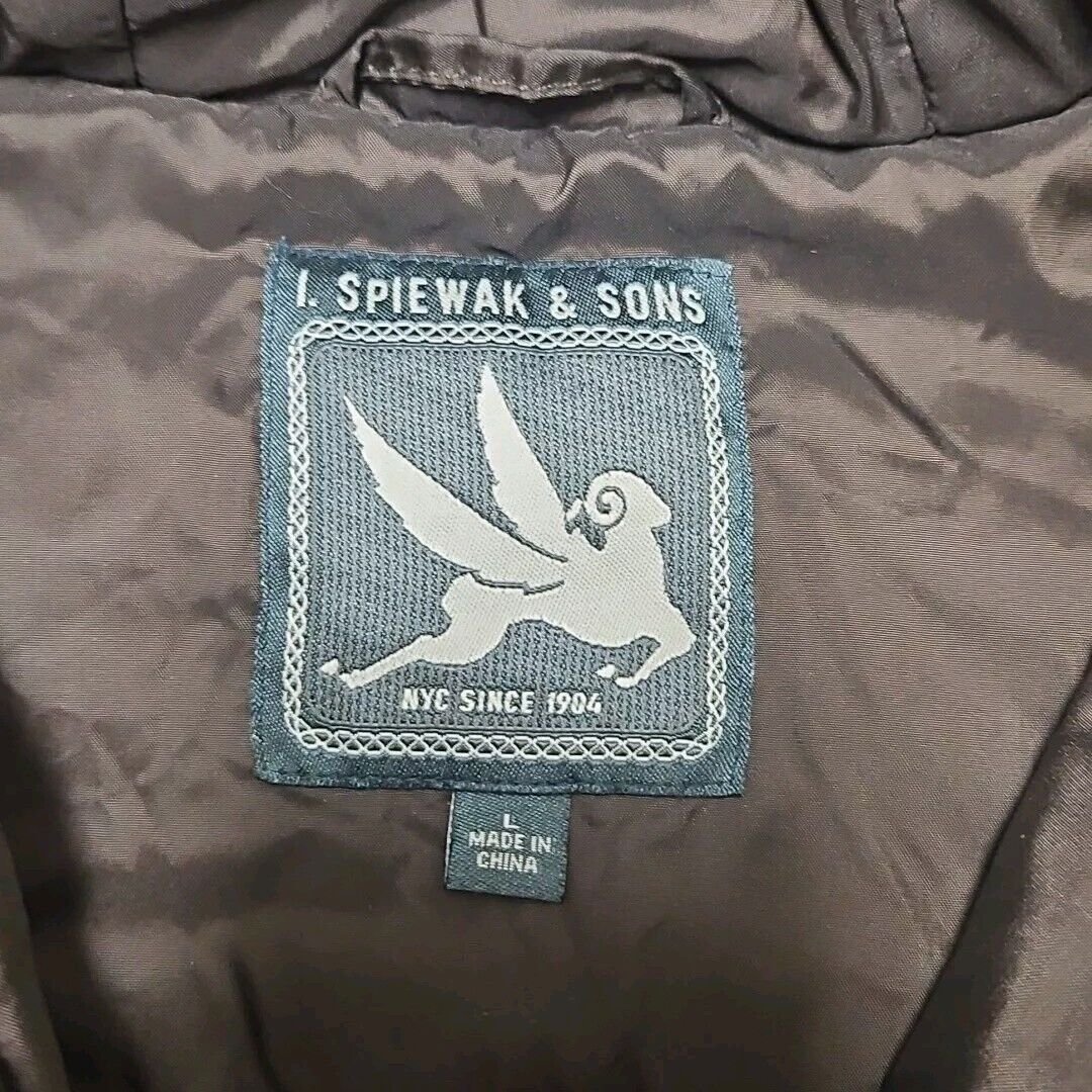 I. Spiewak And Sons Spiewak & Sons Puffer Jacket Womens Size L Brown Thinsulate Size L / US 10 / IT 46 - 5 Thumbnail