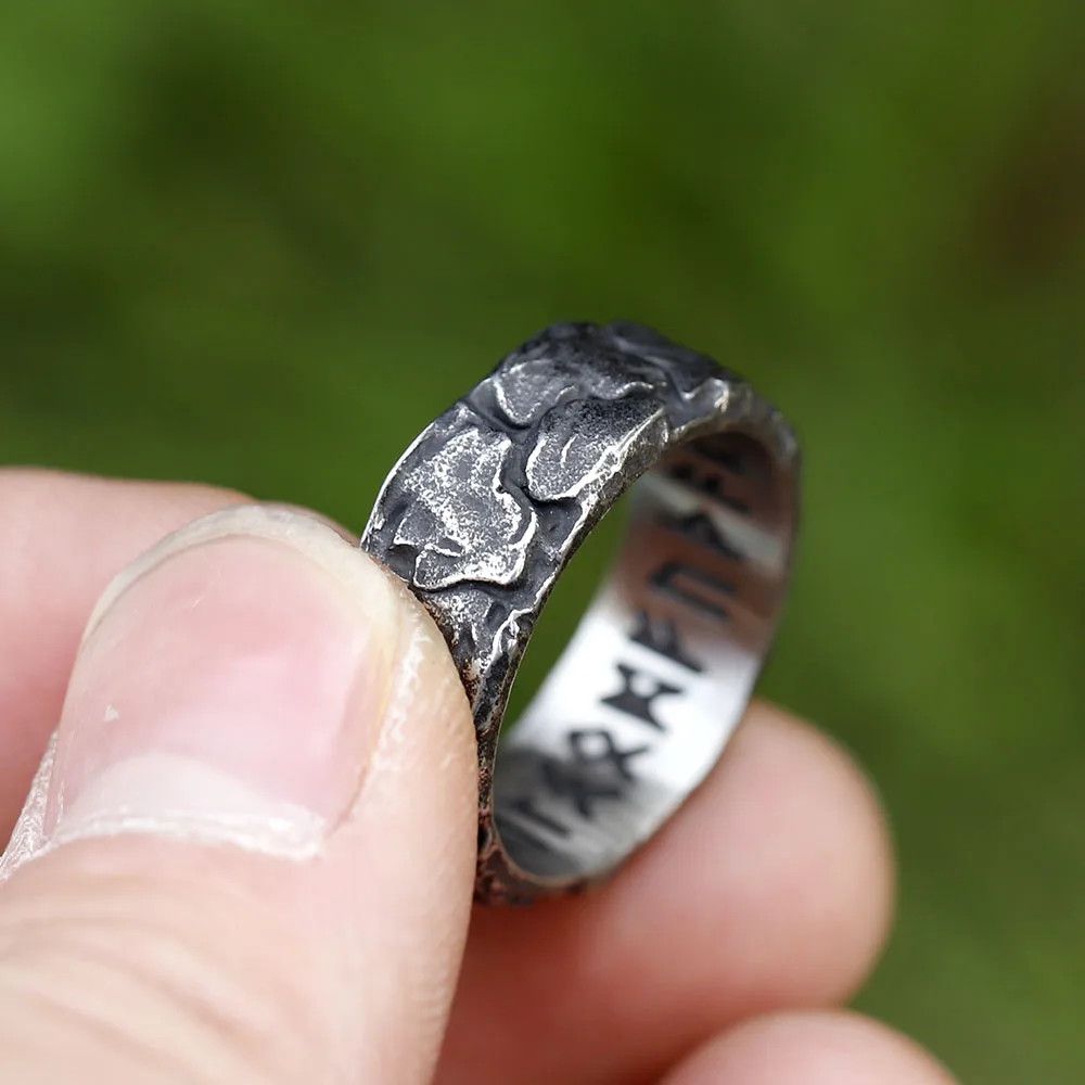 Other Stainless Steel Odin Norse Viking Ring Size ONE SIZE - 3 Thumbnail