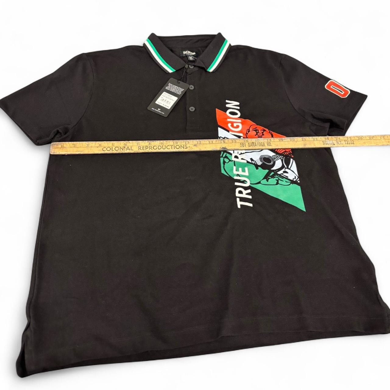 Other True Religion Spell out embroidery polo shirt Size US L / EU 52-54 / 3 - 4 Thumbnail