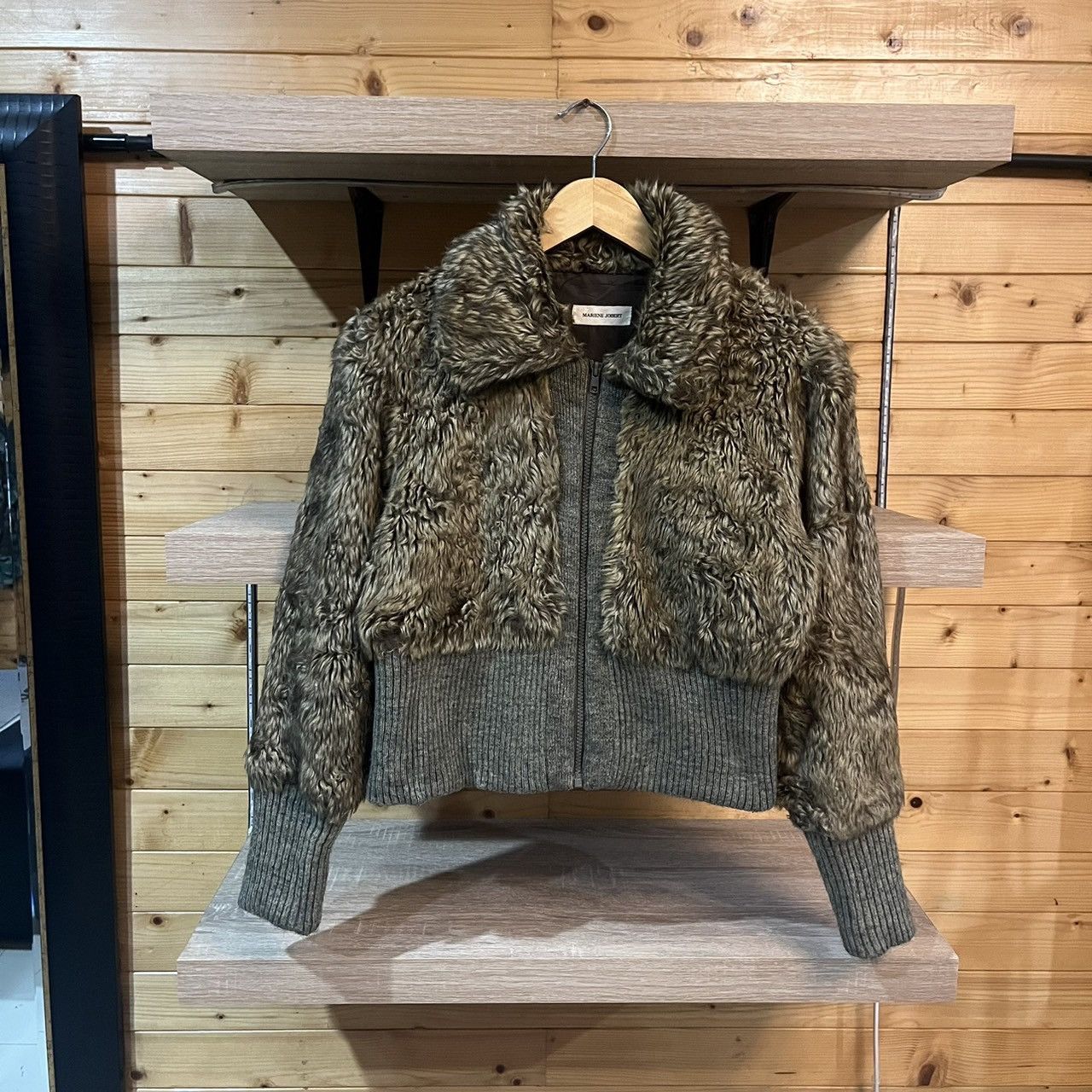 If Six Was Nine MARIENE JOBERT Faux Fur Jacket If6was9 LGB Yohji CDG Style Size XS / US 0-2 / IT 36-38 - 1 Thumbnail