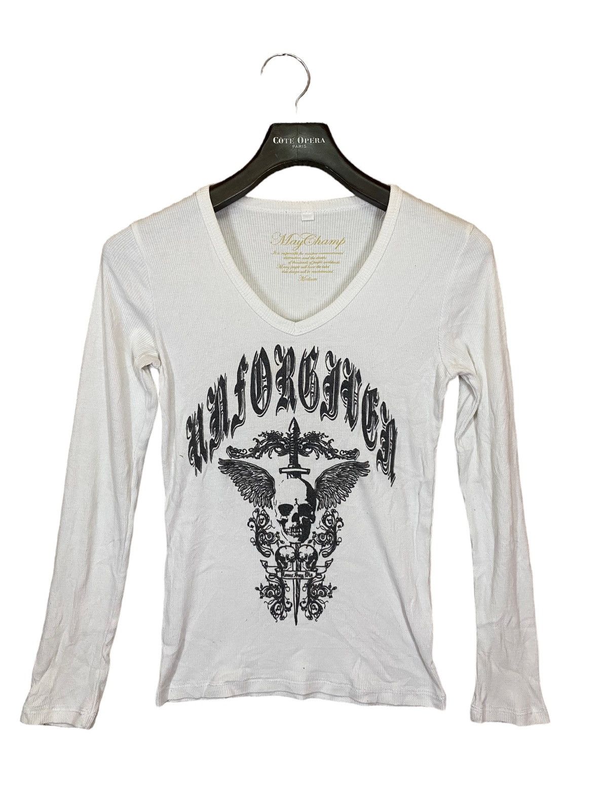 GOSTAR DE FUGA × If Six Was Nine × Seditionaries ‼️MAY CHAMP SKULLS TSHIRT LONGSLEEVE STRETCHABLE LGB‼️ Size M / US 6-8 / IT 42-44 - 1 Thumbnail