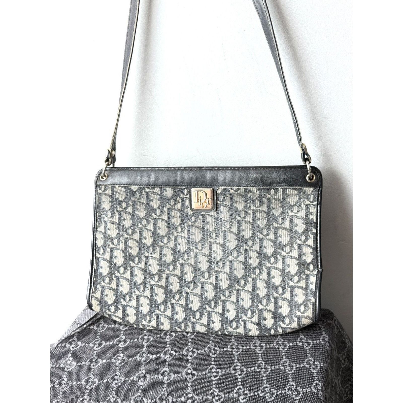 Dior 💥Rare! Vintage Dior Hand Bag Monogram Y2K Archive Size ONE SIZE - 2 Thumbnail