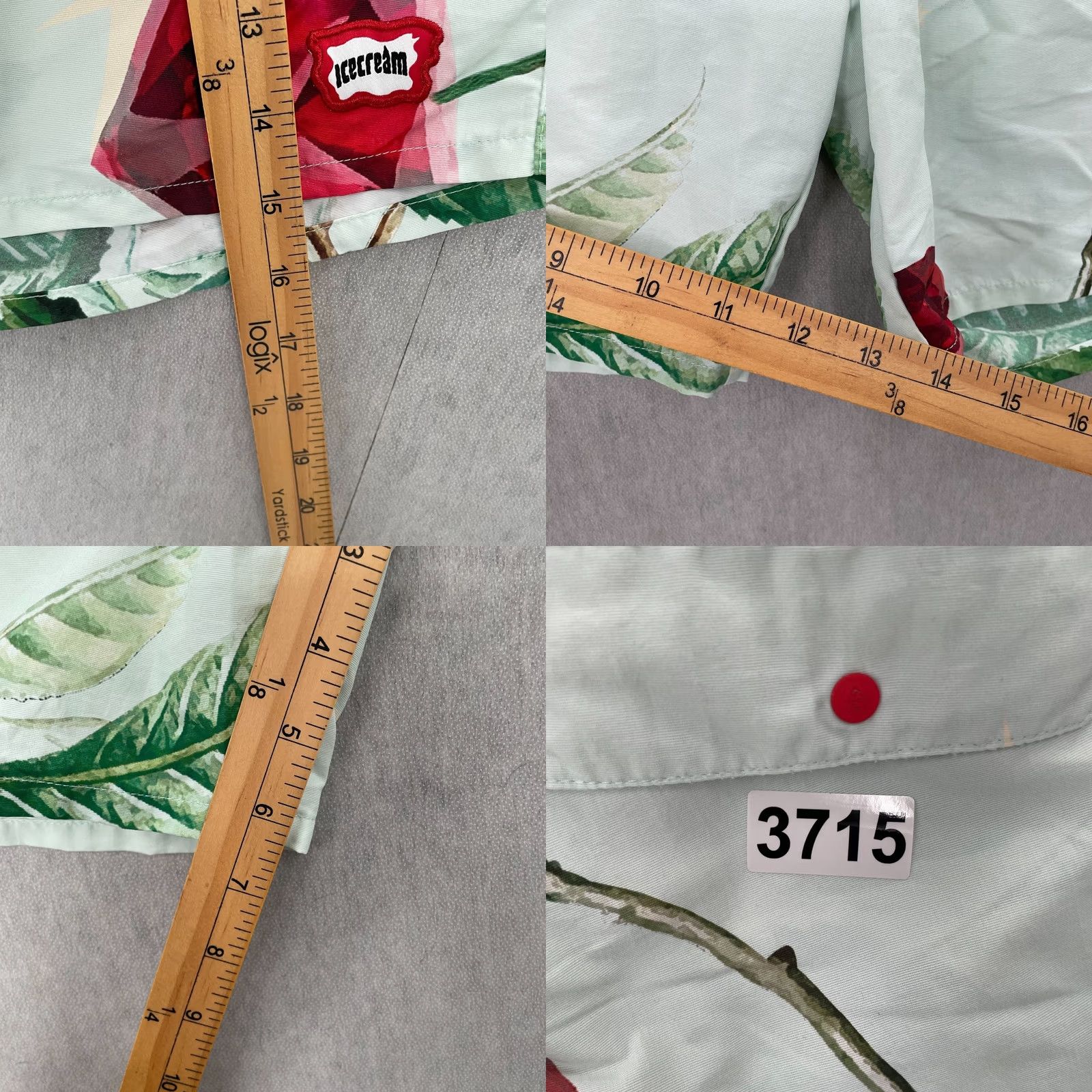Vintage Ice Cream Shorts Adult Medium Floral Sportswear BBC Pharrell Williams Mens M Size US 31 - 8 Thumbnail