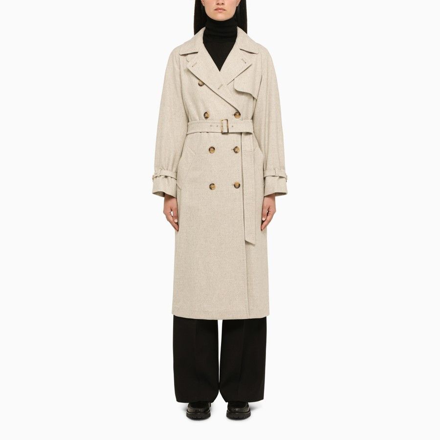 Max Mara o1d2blof0824 Coat in Beige Size S / US 4 / IT 40 - 1 Thumbnail