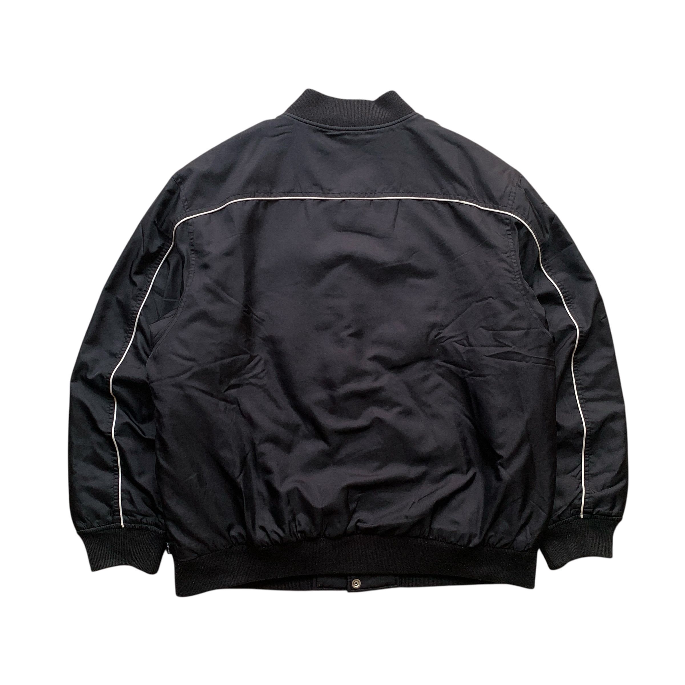 Supreme Supreme Script Contrast Varsity Bomber Jacket FW2020 Size US XL / EU 56 / 4 - 12 Thumbnail
