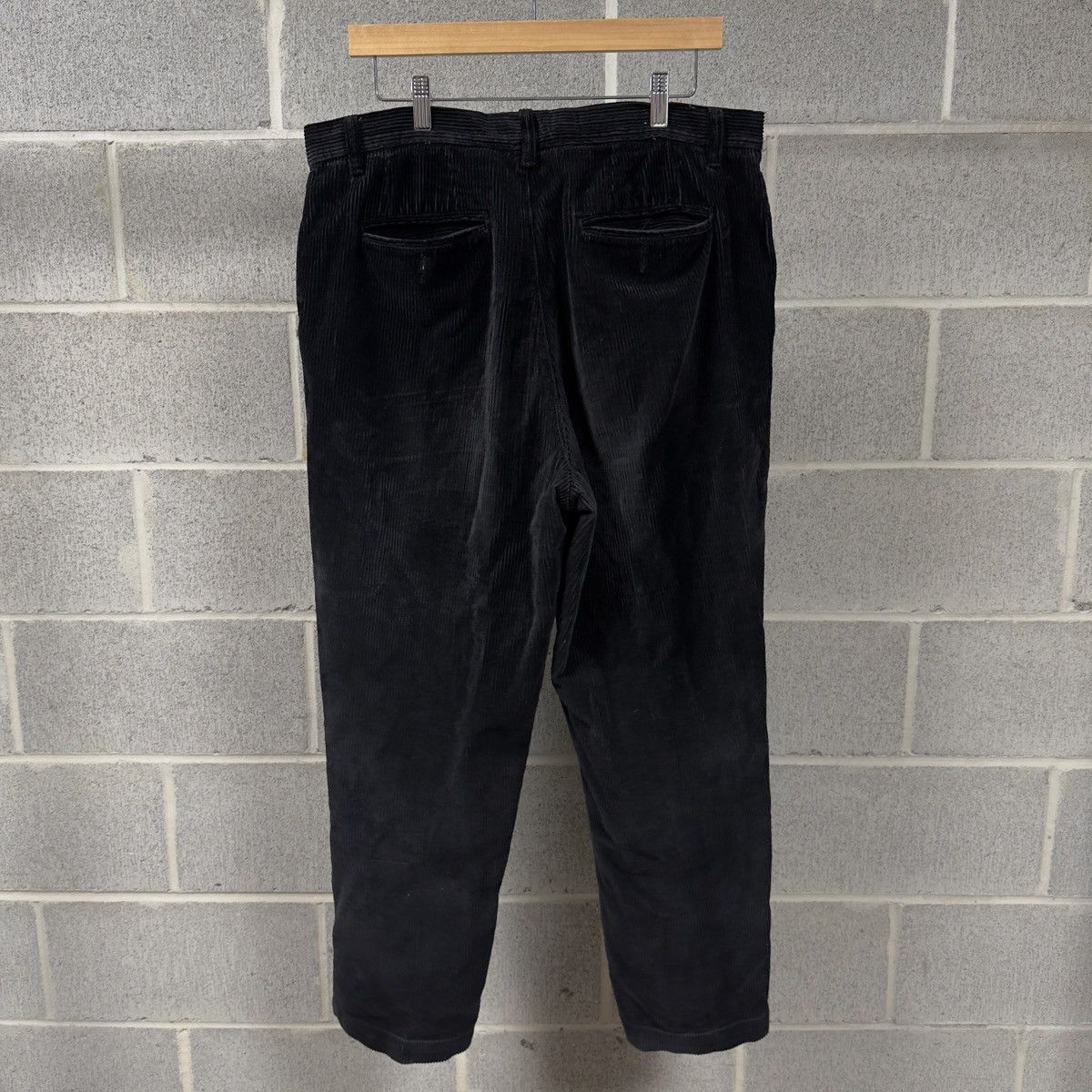 Vintage Vintage Black Corduroy Baggy Wide Leg Pants ERD Grunge Size US 36 / EU 52 - 2 Thumbnail